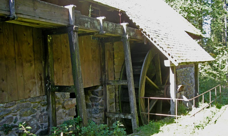 Woodmill waterwheel