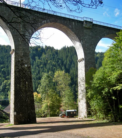 Railway bridge across the Ravenna