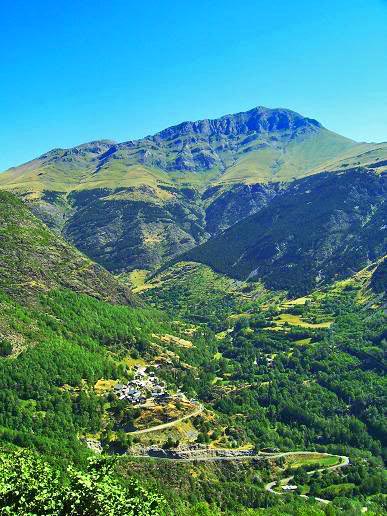 Cabdella Central Pyrenees, Spain. And yes, we did climb that 3000m high mountain in the back.