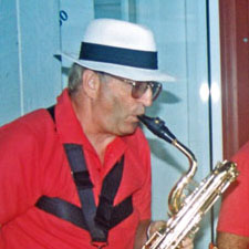 On baritone sax