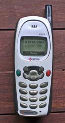 First wireless access through my Kyocera CDMA phone, 2002