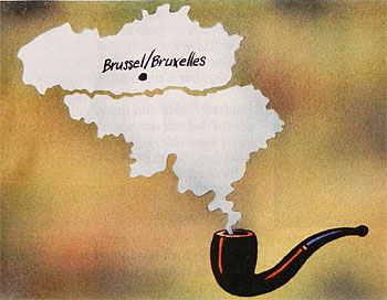 Magritte's view of Belgium