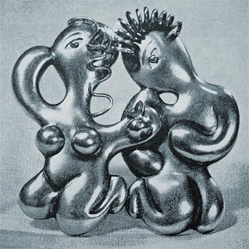 Adam and Eve, brooch