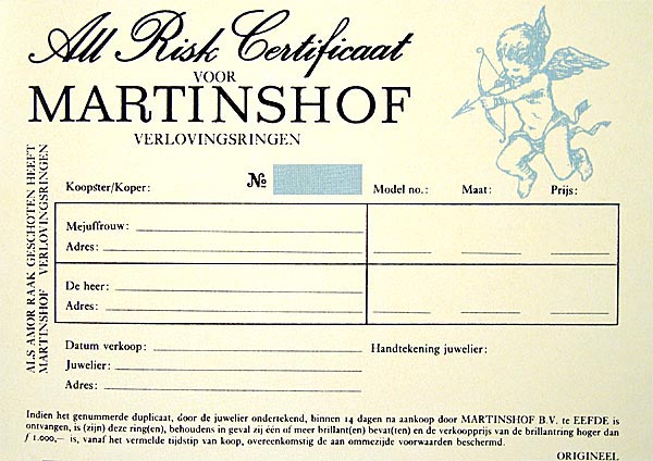 All Risk Certificaat, 1970s