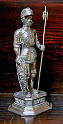 Silver Knight on our counter
