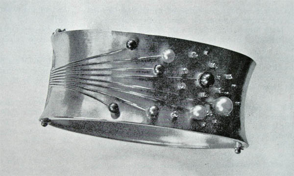 Gold bracelet by Otto Hahn