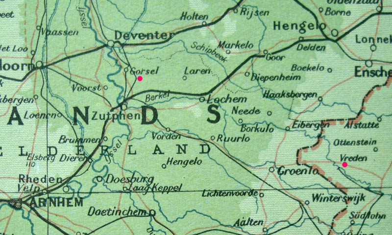 Gorssel-Vreden is about 50km