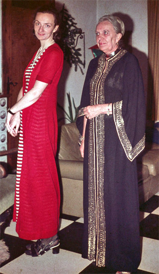 Wivica and mother Else Furstner, 1970