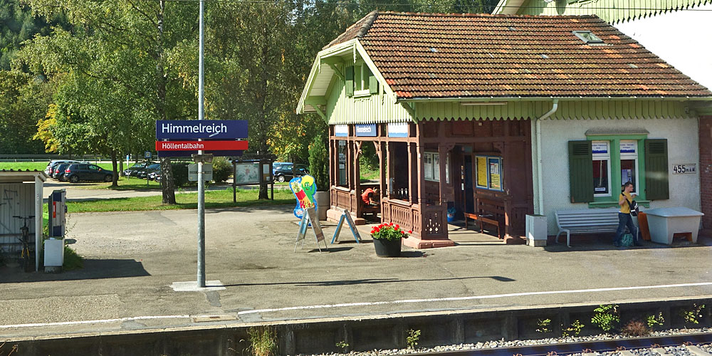 Railway station at Himmelreich