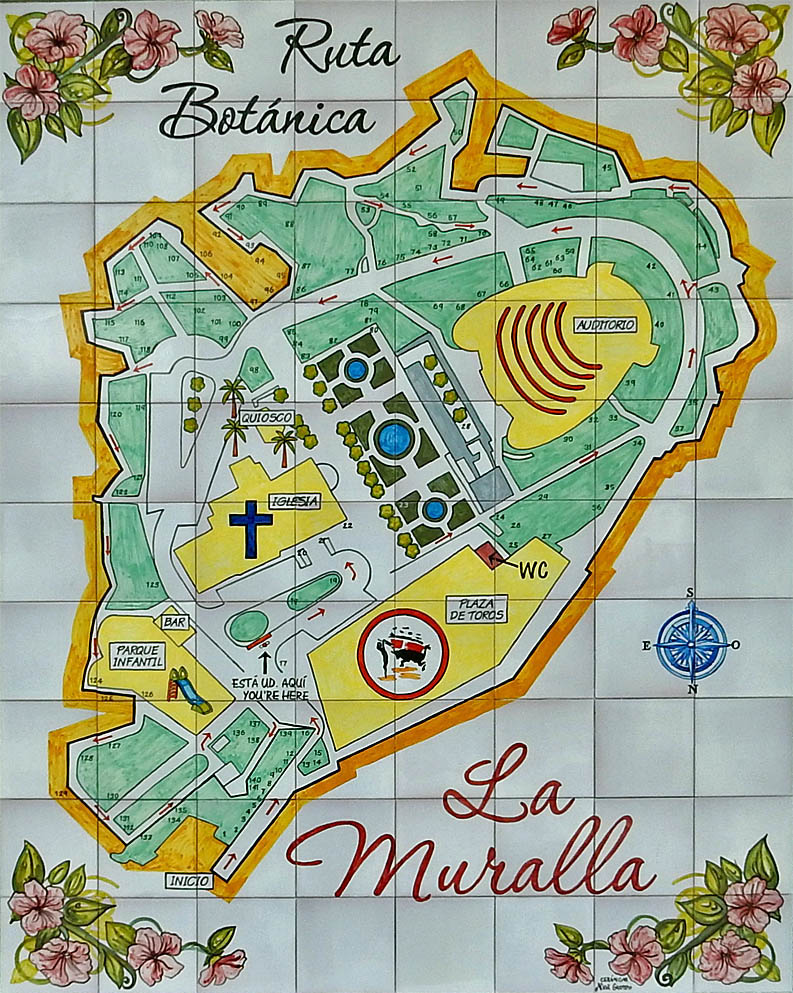 La Muralla map