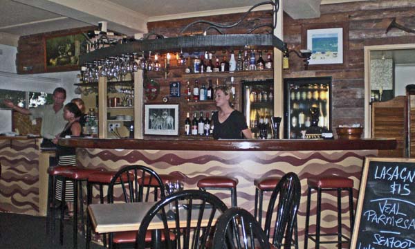 Bar in Lefty's restaurant