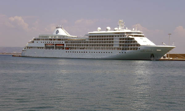 The Silver Shadow cruise ship, Katakolo Greece 2007
