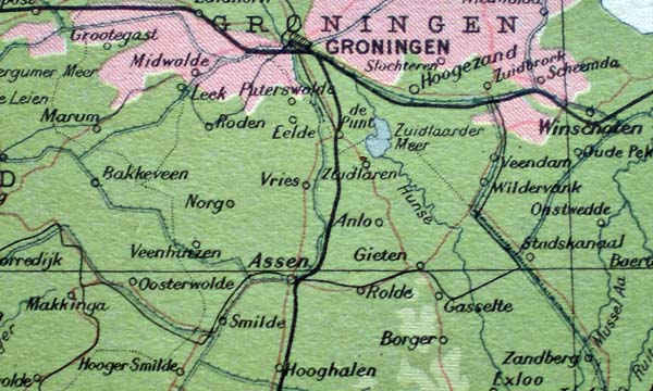 Assen and Groningen