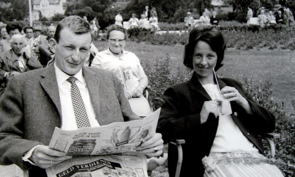 With Antien on honeymoon in Braunlage, summer 1963