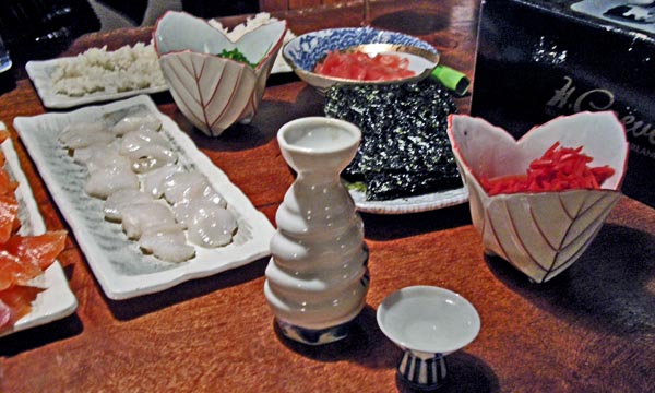 Sashimi and Sake