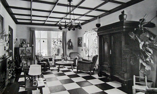 Lounge room at Martinshof, 1970