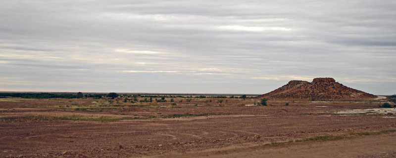 Ancient dry land surface in Central Queensland, Australia