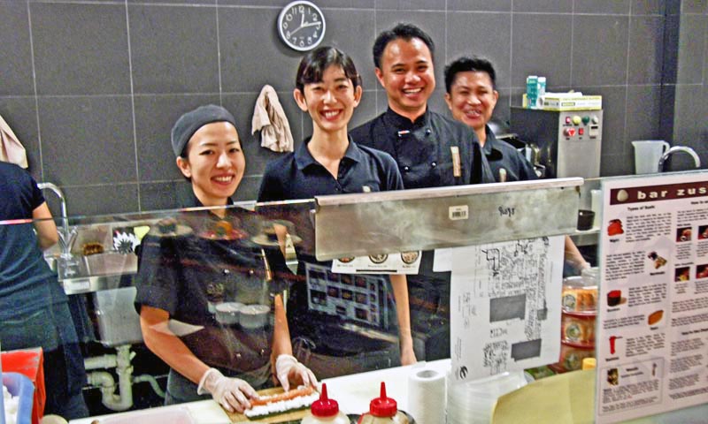 Staff of Bar Zushi