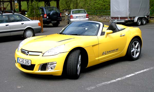 Sports car in Altenahr