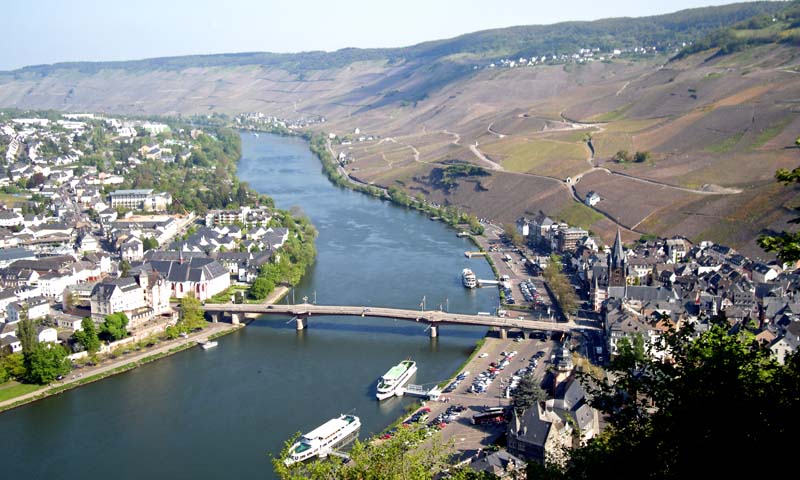 View from the  Burg, Bernkastel