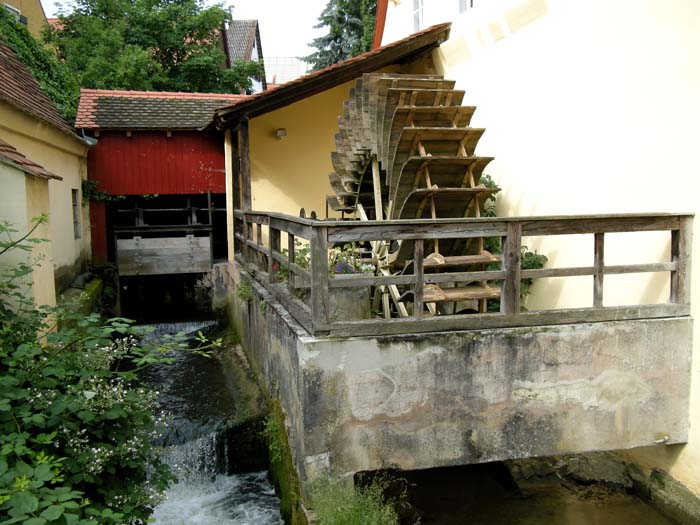 Waterwheel on the Eger Creek, Nördlingen