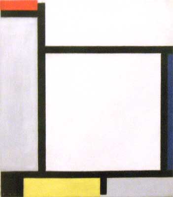 Mondriaan painting, Stedelijk Museum, The Hague