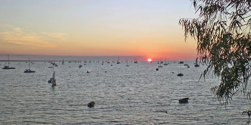 Sunset over Fannie Bay, Darwin
