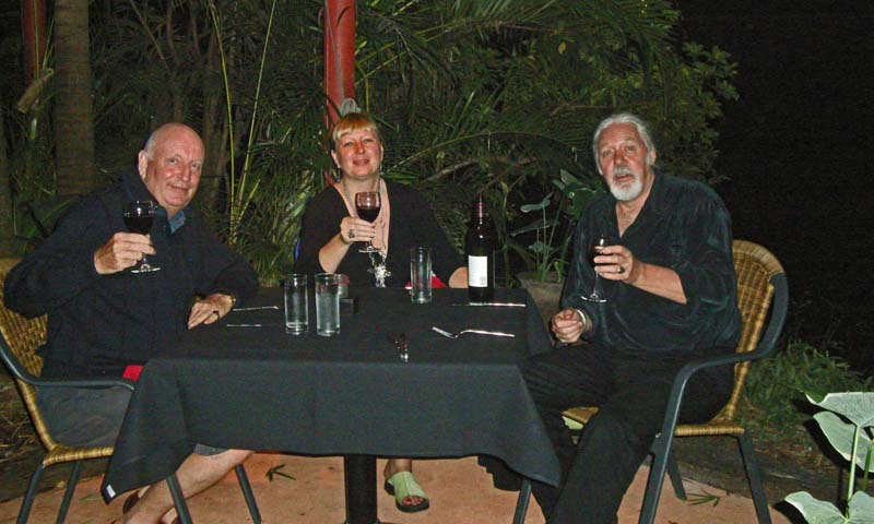 With Babette and  Doug, January 2009