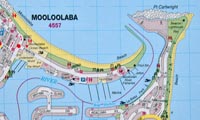 Map of Mooloolaba Beach
