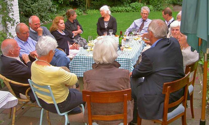 My student friends at their Summer Reunion, 2009