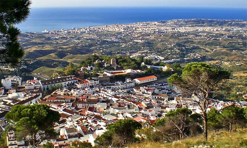 The village of  Mijas, Costa del Sol Spain