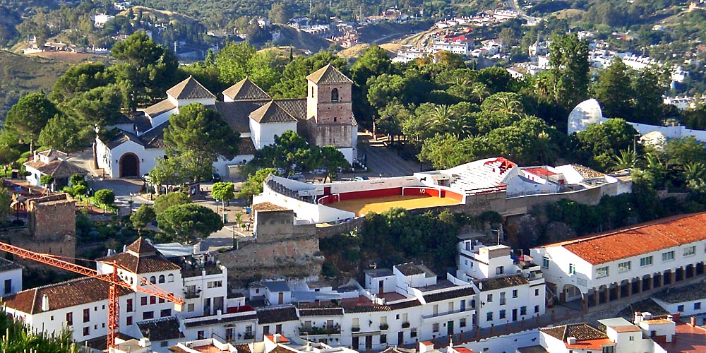 Church and Plaza de Toros at Mijas