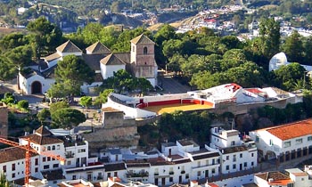 Church and Plaza de Toros at Mijas