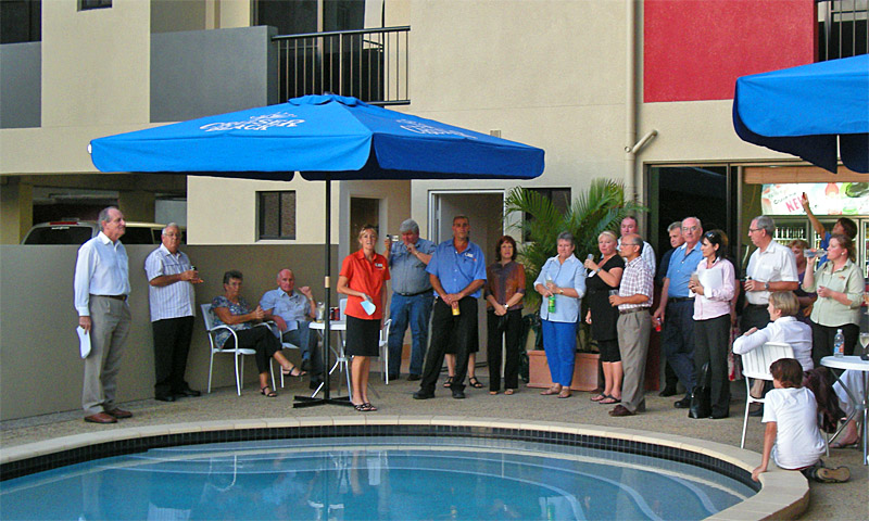Official opening of the Motel, 14 July 2009