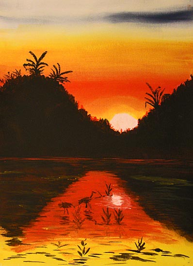 Acrylic - Sunset