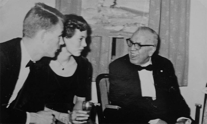 Opa Jordaan at our Engagement party, March 1962