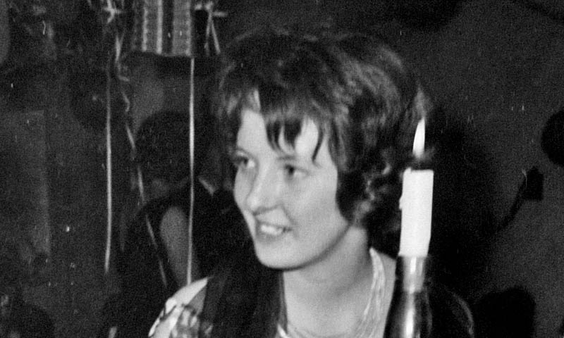 Antien at our Engagement party, March 1962