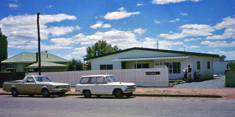 Our Killarney Street home in Kalgoorlie, 
1969