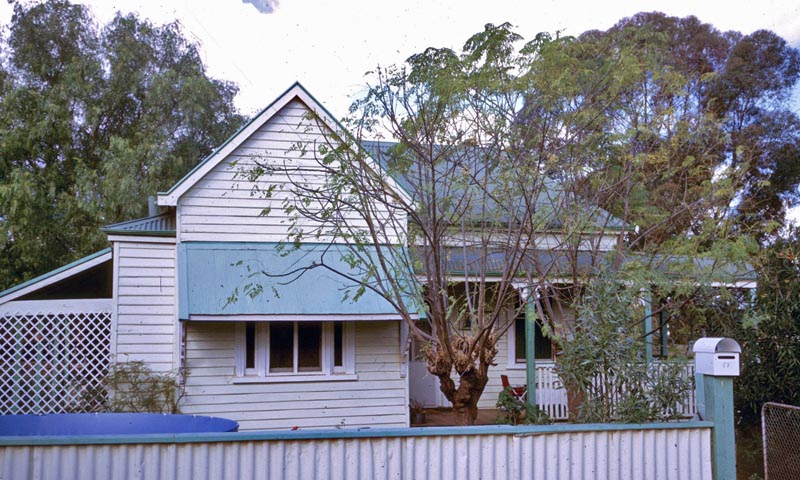 Our second house in Kalgoorlie, 1971