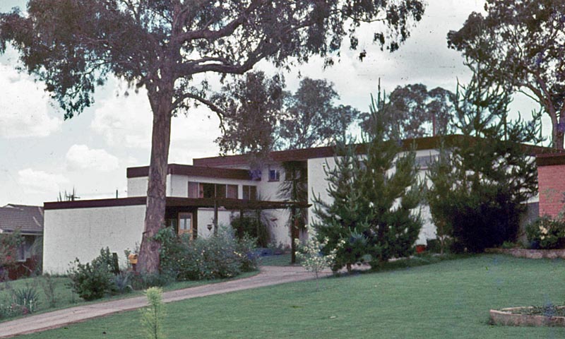 Our home in Warramanga, Canberra ACT, 
1975