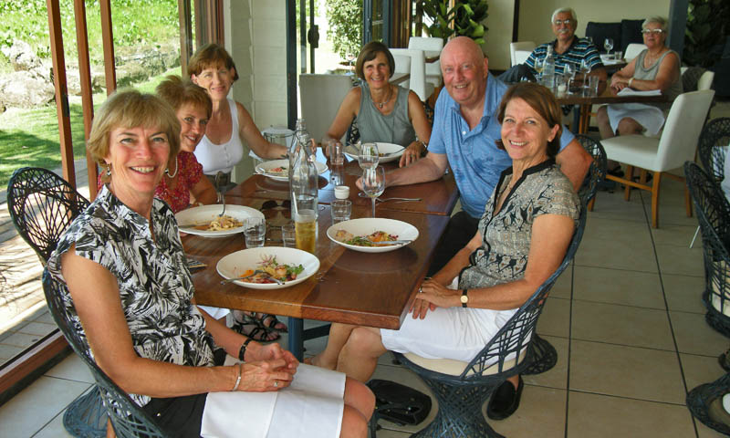 Lunch with the Bridge Girls in Cotton Tree, 2010