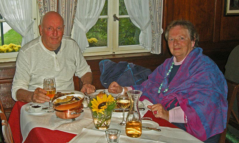 Dinner with Wivica in Wirtshaus Zur Sonne, Glottertal