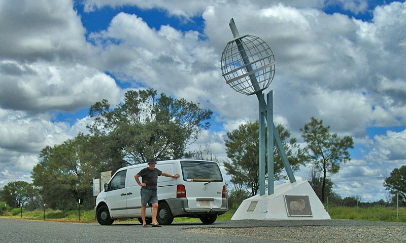 At the Tropic of Capricorn, just North of Alice Springs, NT