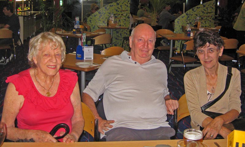 With Betty and Freda, August 2011