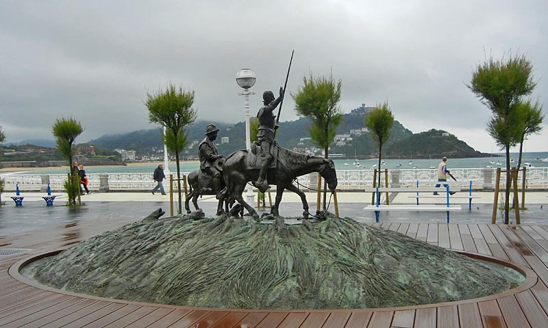 Don Quijote in San Sebastian, N Spain