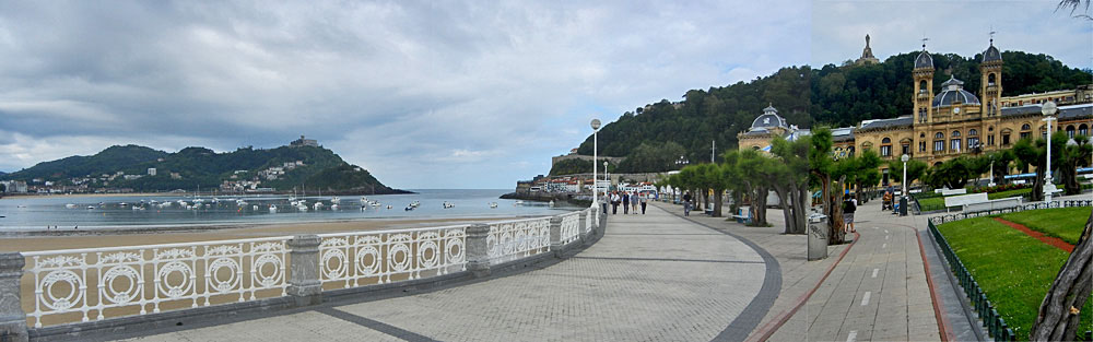 Elegant San Sebastian, but no shoe-shine boys anywhere in the city