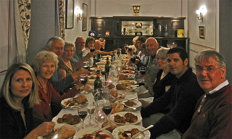 Waks in Spain : Our first get together for dinner