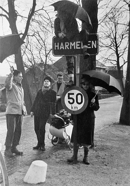 Walk from Leiden to Martinshof, December 1958