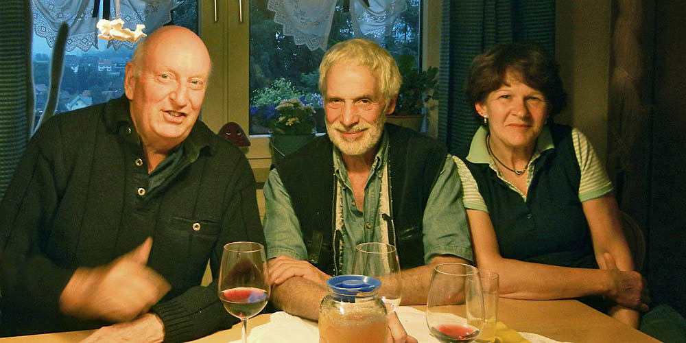 With Georg and Lydia Blattmann, July 2012