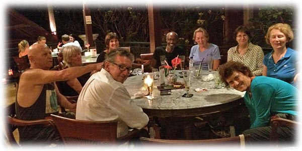 Dinner in Ubud, September 2015